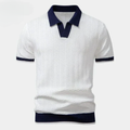 Retro Knit Polo Shirt