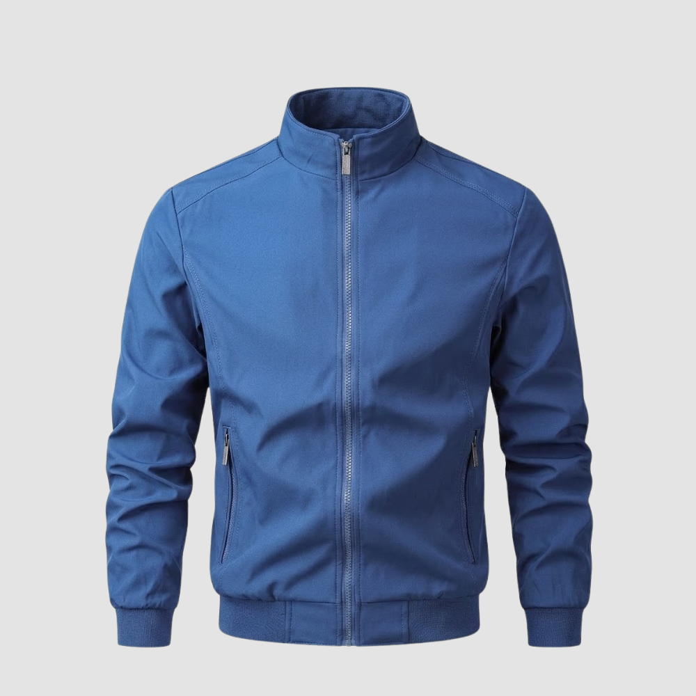 Classic High Neck Zip Jacket