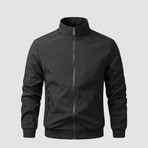 Classic High Neck Zip Jacket