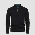 Half Zip High Neck Jumper