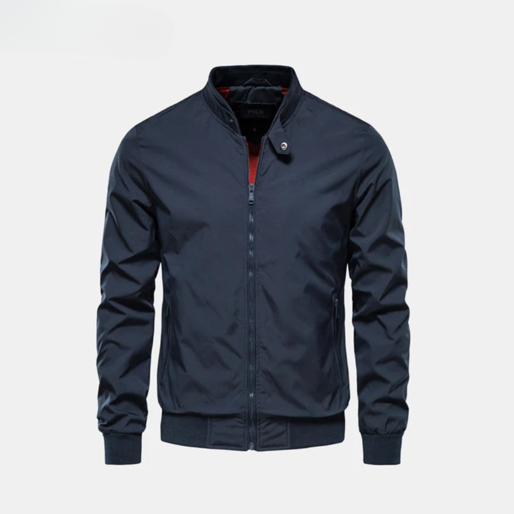 Casual Zip Bomber Jacket