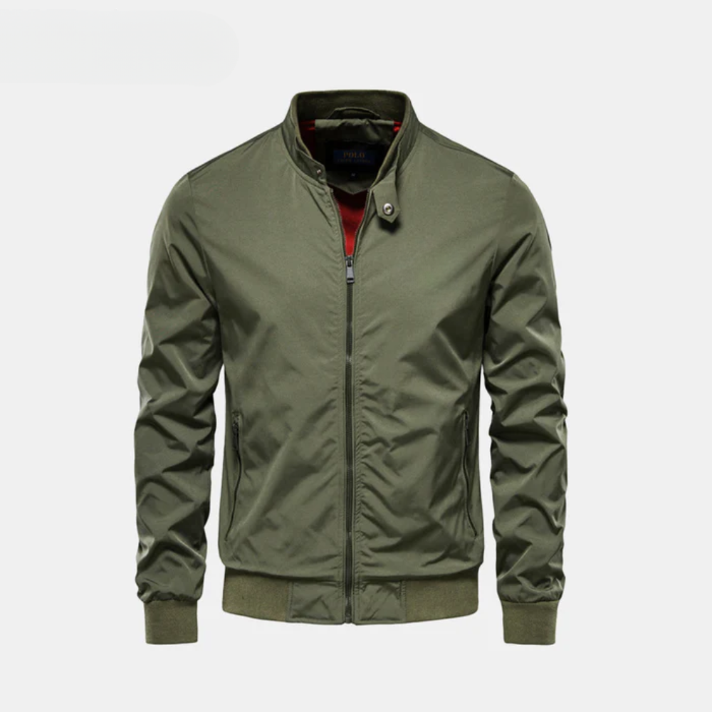 Casual Zip Bomber Jacket